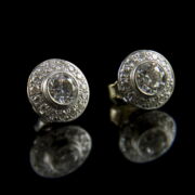 Fehérarany ékszergarnitúra gyémánt kövekkel