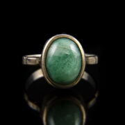 Smaragd köves ezüst gyűrű