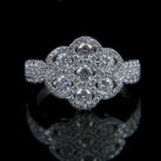 Kép 2/2 - Fehérarany gyémánt gyűrű