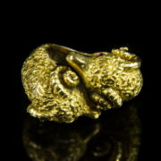 Kép 3/3 - Kosfejes arany gyűrű rubin kövekkel