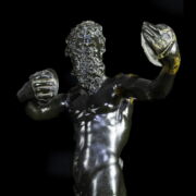 Kép 5/5 - Ismeretlen európai szobrász: Herkules bronz figura