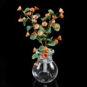 Kép 1/3 - Virágcsokor  kristály vázában