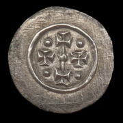 Kép 2/2 - II. Géza magyar király (1141-1162) ezüst denár ÉH 72
