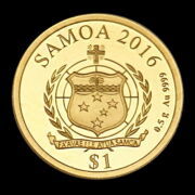 Kép 2/2 - 1 Dollár Samoa 1956-os forradalom