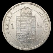 Kép 2/2 - Ferenc József ezüst 1 Forint 1881 KB
