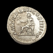 Caracalla római császár (Kr.u. 198-217) ezüst denár - P M TR P XVII COS IIII P P