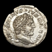 Kép 1/2 - Caracalla római császár (Kr.u. 198-217) ezüst denár - MONETA AVG
