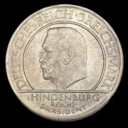 Kép 2/2 - 3 Reichsmark 1929 J Hindenburg