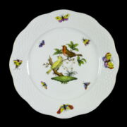 Kép 5/8 - Herendi porcelán Rothschild mintás süteményes tányér készlet