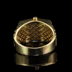 Picture 5/5 -Rolex-style zirconia stone signet ring