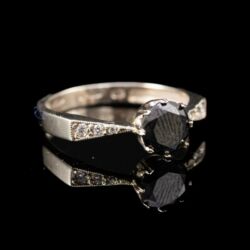 Picture 1/5 -Szoliter feketegyémánt gyűrű