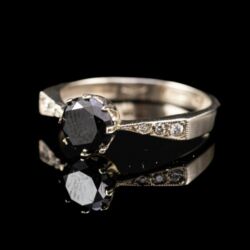 Picture 3/5 -Szoliter feketegyémánt gyűrű