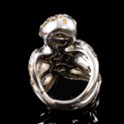 Picture 5/5 -Designe gyűrű kövekkel ékített polipos fejjel 