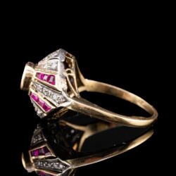 Picture 2/4 -Gyűrű szines frágakövekkel