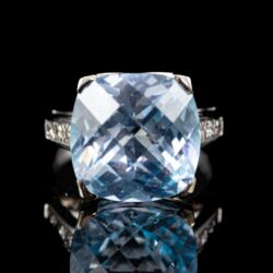 Picture 2/5 -Mauboussin Paris modern ring with aquamarine