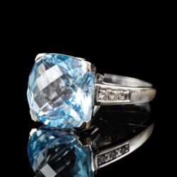 Picture 3/5 -Mauboussin Paris modern ring with aquamarine