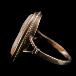 Picture 4/5 -Női arany gyűrű kagyló kámeával