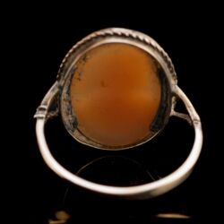 Picture 5/5 -Női arany gyűrű kagyló kámeával