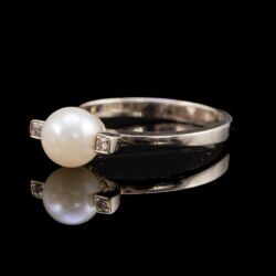 Picture 3/5 -Gyűrű gyönggyel és apró brillekkel