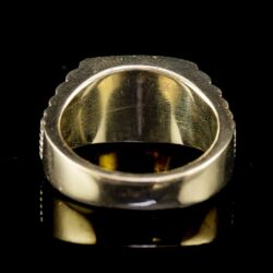 Picture 5/5 -Férfi Rolex fazonú pecsétgyűrű zöld gyémántkővel