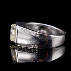 Picture 4/5 -Fehérarany férfi gyémánt köves pecsétgyűrű