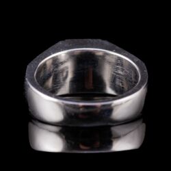 Picture 5/5 -Fehérarany férfi gyémánt köves pecsétgyűrű