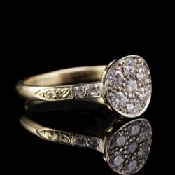 Picture 1/5 -Gyémánt köves női arany gyűrű