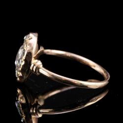 Picture 4/5 -Női arany gyűrű antik gyémánt rozettával