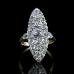 Picture 2/2 -Art deco ring for women with diamond