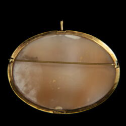 Picture 2/2 -Cameo brooch/pendant with an archaic scene in a gold frame