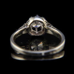 Kép 5/5 - Szoliter fazonú eljegyzési gyűrű (0,35 ct) briliánssal