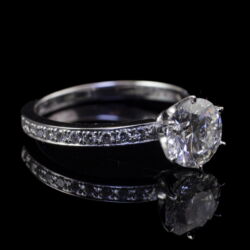 Picture 1/5 -Solitaire diamond ring (1.58 ct) ​