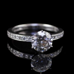 Picture 2/5 -Solitaire diamond ring (1.58 ct) ​