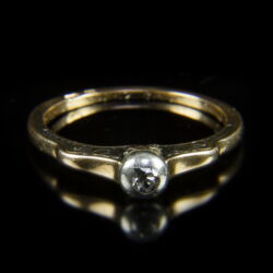 Kép 2/2 - Gyémántköves kísérőgyűrű