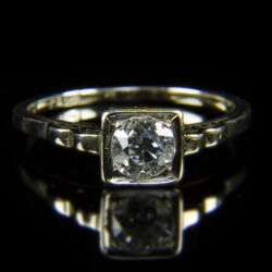 Kép 2/3 - Szoliter briliáns gyűrű 0,85ct