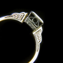 Kép 3/3 - Szoliter briliáns gyűrű 0,85ct