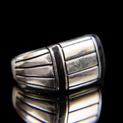 Kép 1/2 - Sterling férfi ezüst gyűrű