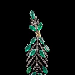 Picture 3/5 -Smaragdköves fülönfüggő