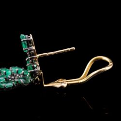 Picture 5/5 -Smaragdköves fülönfüggő