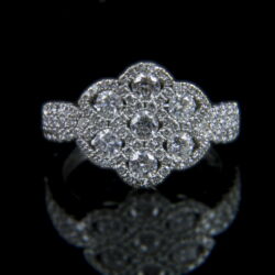 Picture 2/2 -White gold diamond ring