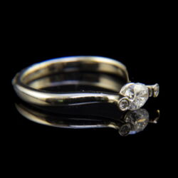 Kép 1/5 - Szoliter jellegű modern gyémántgyűrű