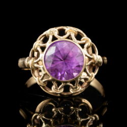 Picture 2/5 -Női gyűrű ametiszt kővel