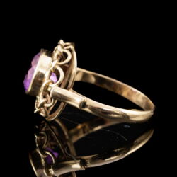Picture 4/5 -Női gyűrű ametiszt kővel