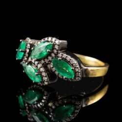 Picture 3/5 -Smaragdköves női gyűrű