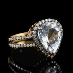 Picture 1/5 -Akvamarinköves női gyűrű