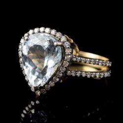 Picture 3/5 -Akvamarinköves női gyűrű