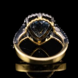 Picture 5/5 -Akvamarinköves női gyűrű