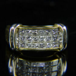 Picture 2/2 -Ring with princess-cut diamonds