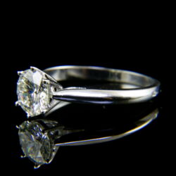Kép 3/5 - Fehérarany szoliter gyűrű briliáns csiszolású gyémánt kővel (1,066 ct)
