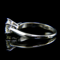 Kép 4/5 - Fehérarany szoliter gyűrű briliáns csiszolású gyémánt kővel (1,066 ct)